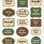 Labels & Tags - Stickers Sheet v10